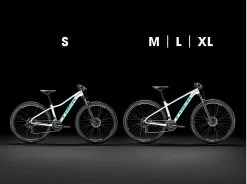 MTB Trek Marlin 8 26" Blå/grå Xx-small - 2022 -Trek Myyntikauppa mtb standover 4x3 marlin 29jan21 7 1