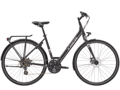Hybridcykel Trek Verve 1 Equipped Lowstep Svart
