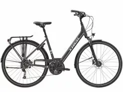 Hybridcykel Trek Verve 2 Equipped Lowstep Grå