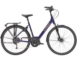 Hybridcykel Trek Verve 3 Equipped Lowstep Lila